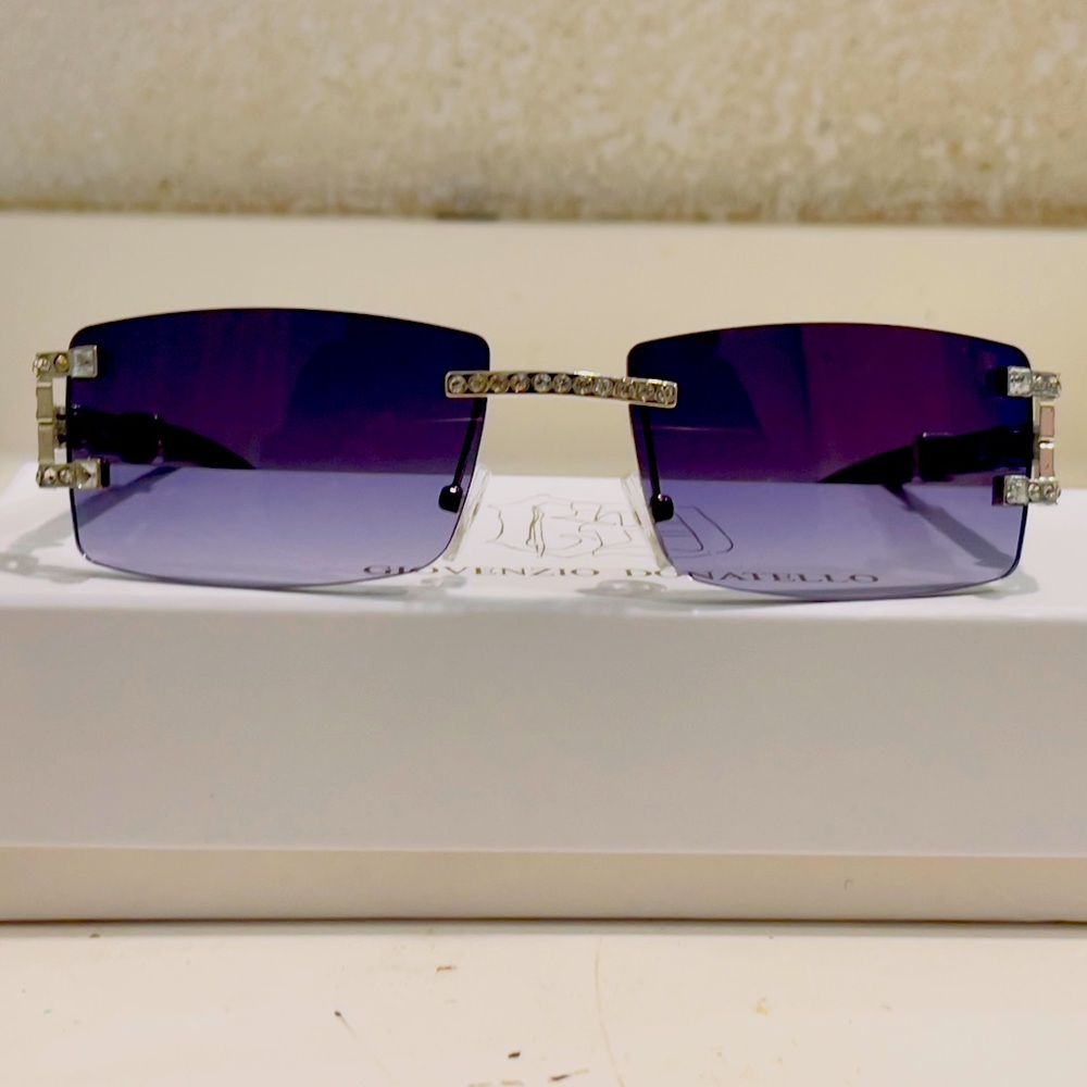 GIOVENZIO DONATELLO Gothic Black Sunglasses